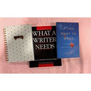 3-Book Bundle: "What A Writer Needs" "If You Want To Write" & Divoga Gold Polka